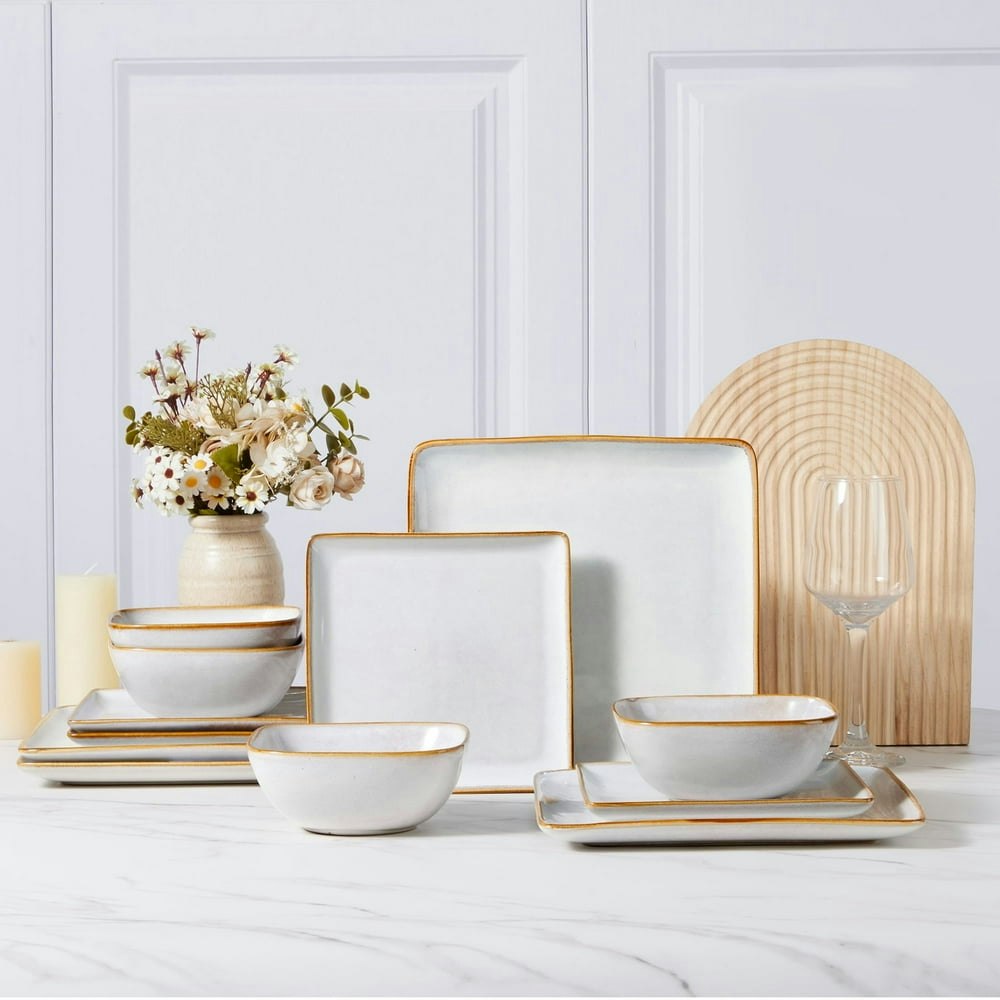 Vesteel 12-Piece Stoneware Dinnerware Set: $49.99 Vesteel 12-Piece Stoneware Dinnerware Set: $49.99