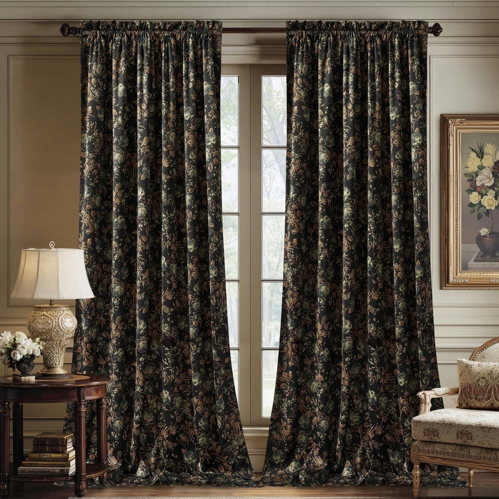Nicetown 52"x84" Velvet Room Darkening Curtains 2-Pack: $39.05