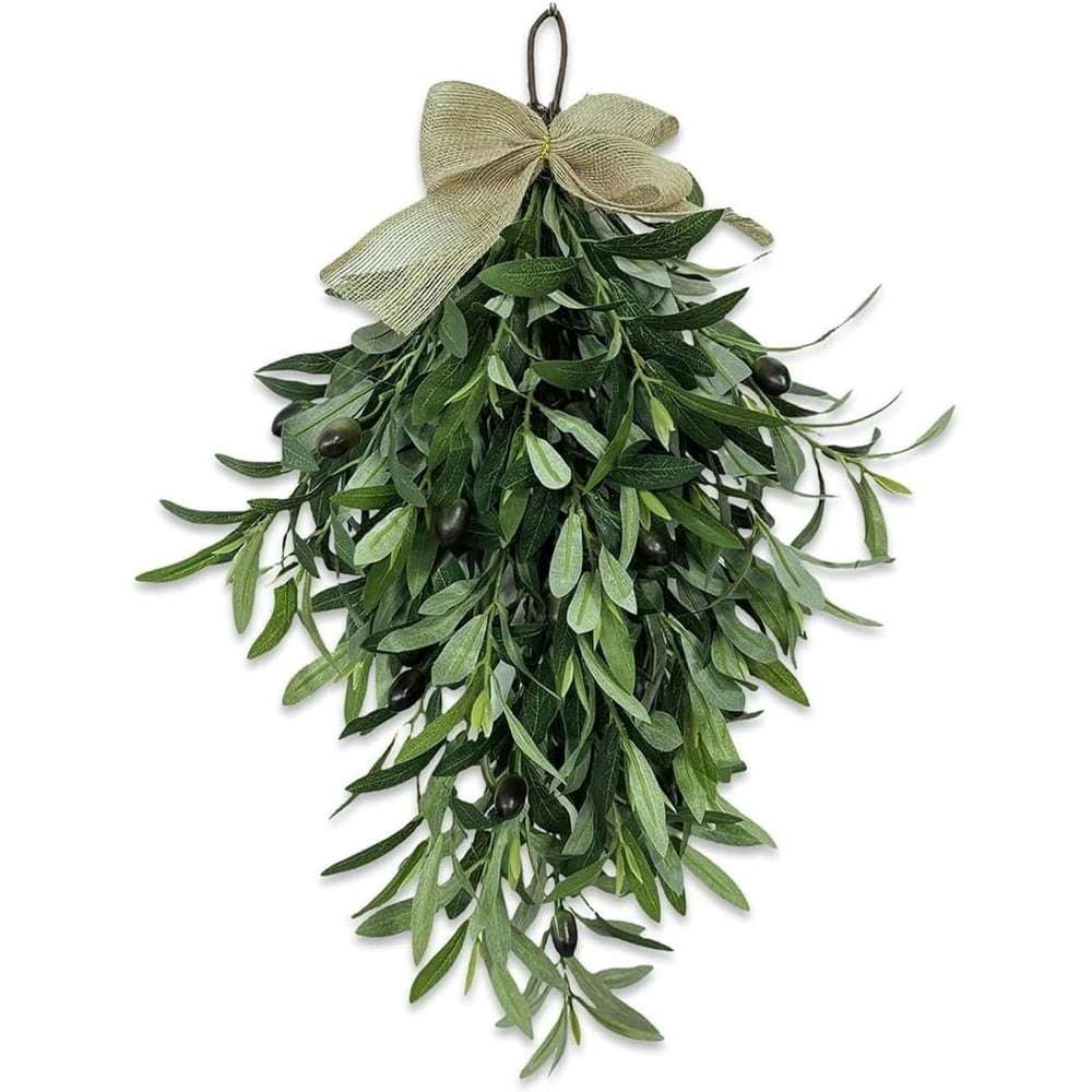 24-Inch Artificial Olive Spring and Summer Wreath: $17.75