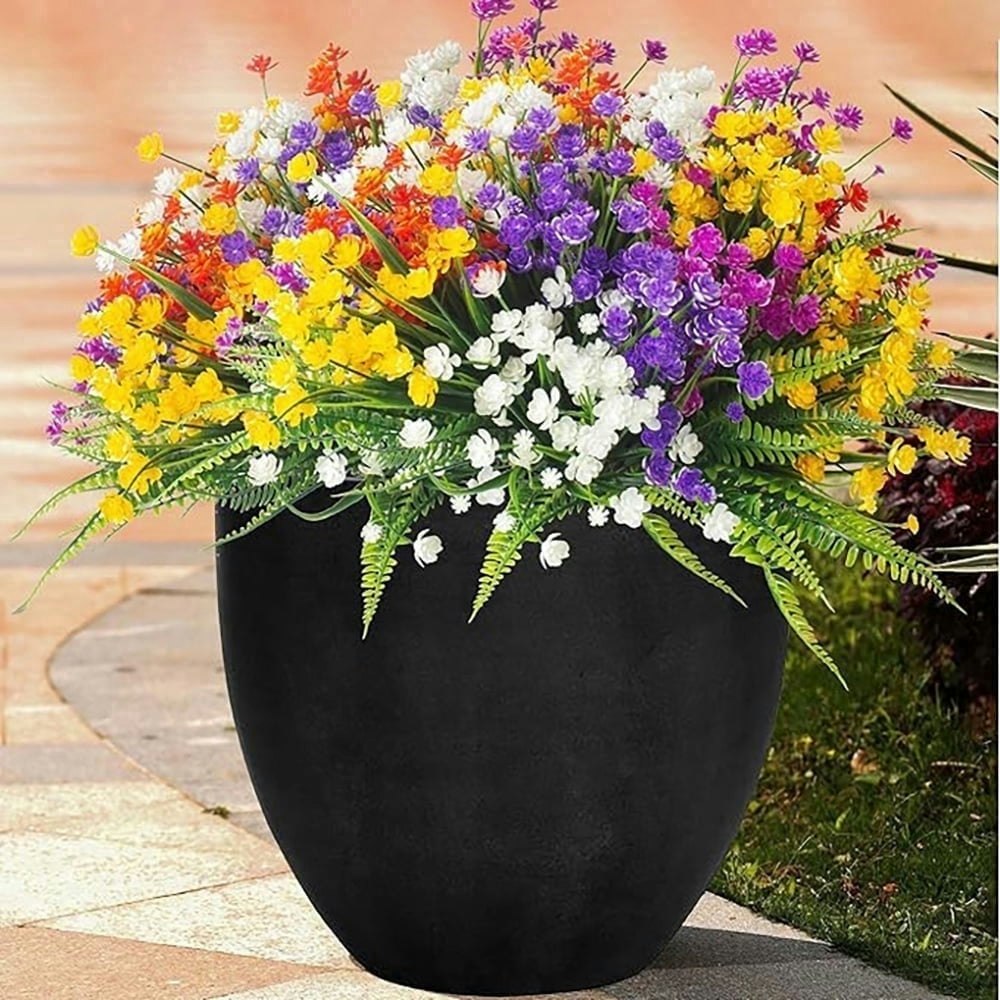 Simeccom Artificial Boston Fern Flowers 24-Piece Set: $12.79