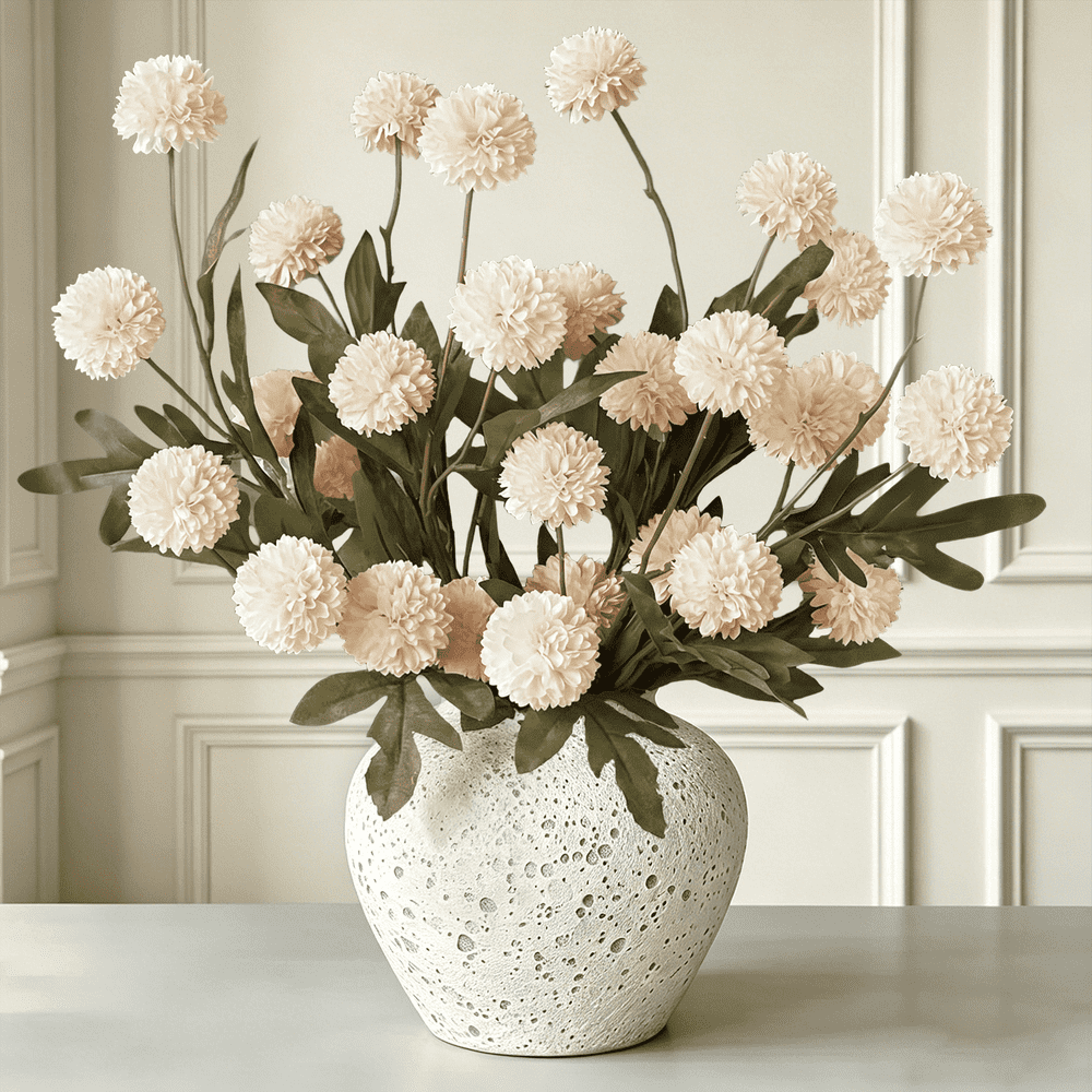 Scidweet Artificial Chrysanthemum Flowers 12-Stem Bundle: $14.39