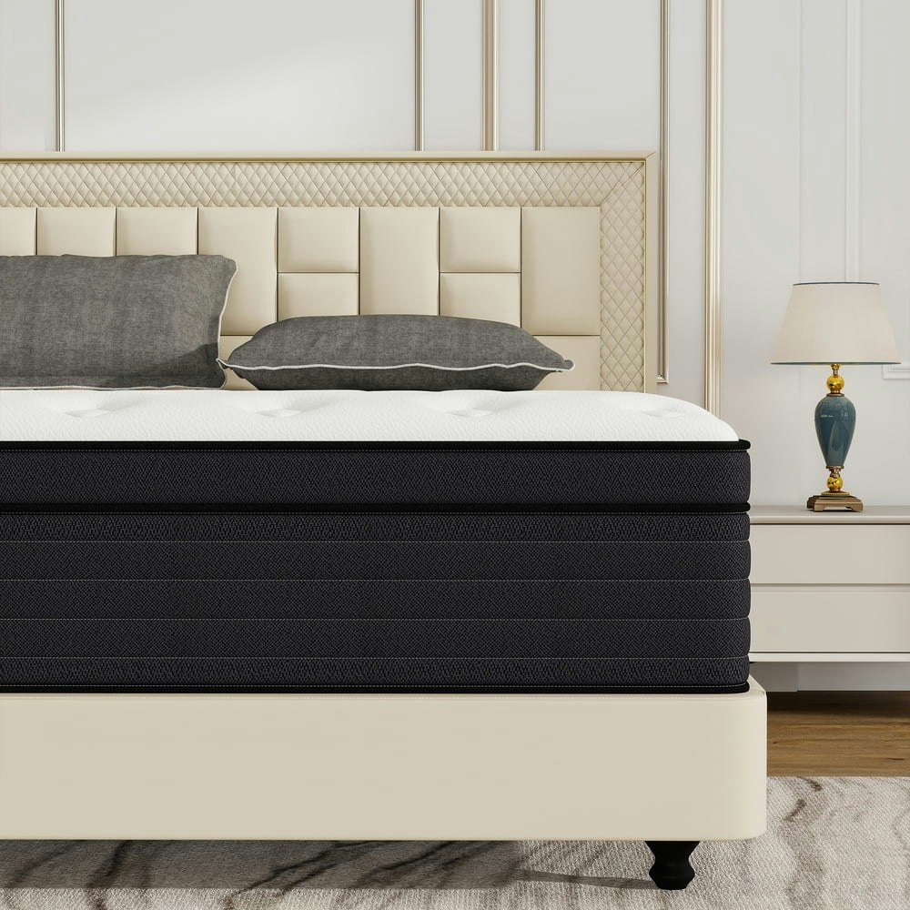 Yilicy 12-inch Queen Memory Foam & Spring Hybrid Mattress: $159.19