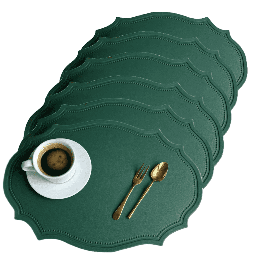 UU&T Faux Leather Placemat 6-Pack: $17.09 UU&T Faux Leather Placemat 6-Pack: $17.09