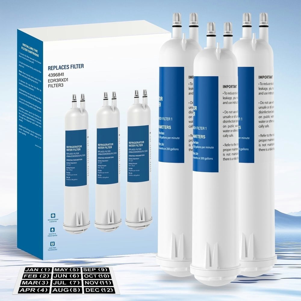 Aiqeek Replacement Refrigerator Water Filter 3-Pack: $22.49 Aiqeek Replacement Refrigerator Water Filter 3-Pack: $22.49