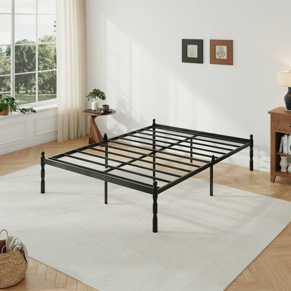 QFTIME 14-inch Queen Metal Bed Frame: $46.49 QFTIME 14-inch Queen Metal Bed Frame: $46.49
