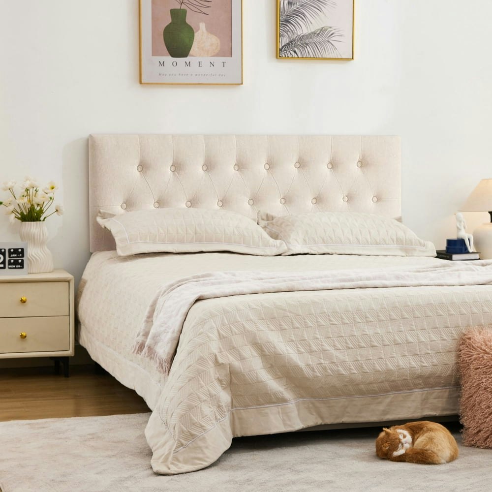 Jonpony Queen Tufted Upholstered Headboard: $75.99