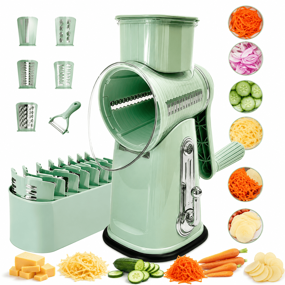 QOPR Rotary Cheese Grater with 5 Blades: $23.29 QOPR Rotary Cheese Grater with 5 Blades: $23.29