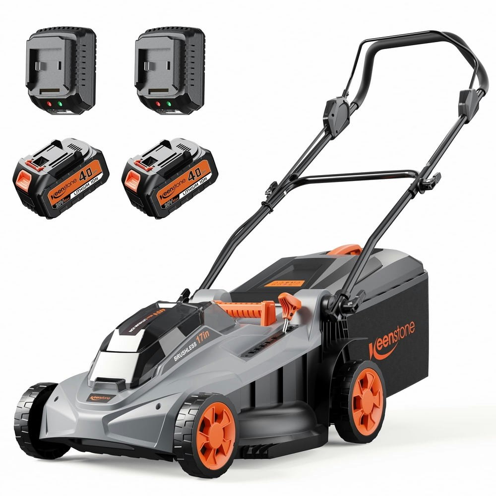 40V 17-Inch Cordless Lawn Mower 2-Battery Kit: $189.99 40V 17-Inch Cordless Lawn Mower 2-Battery Kit: $189.99