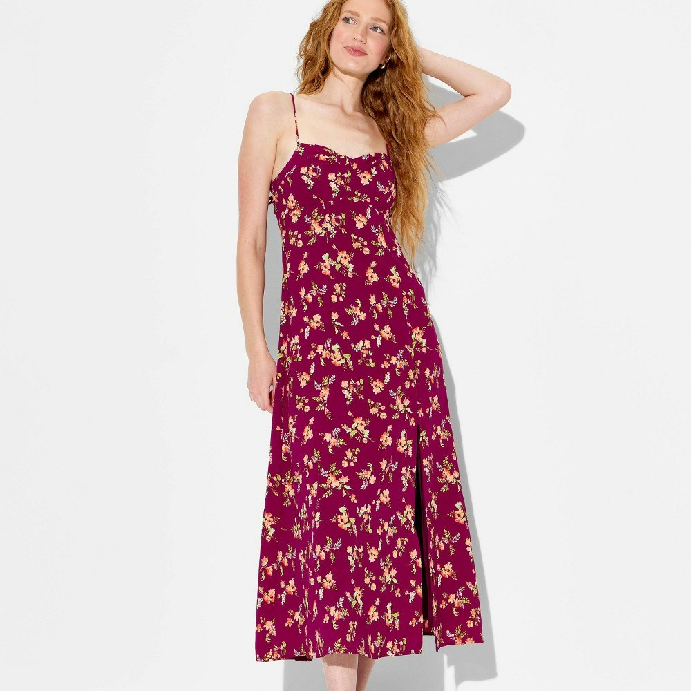 Wild Fable Women's Floral Maxi Slip Dress: $40