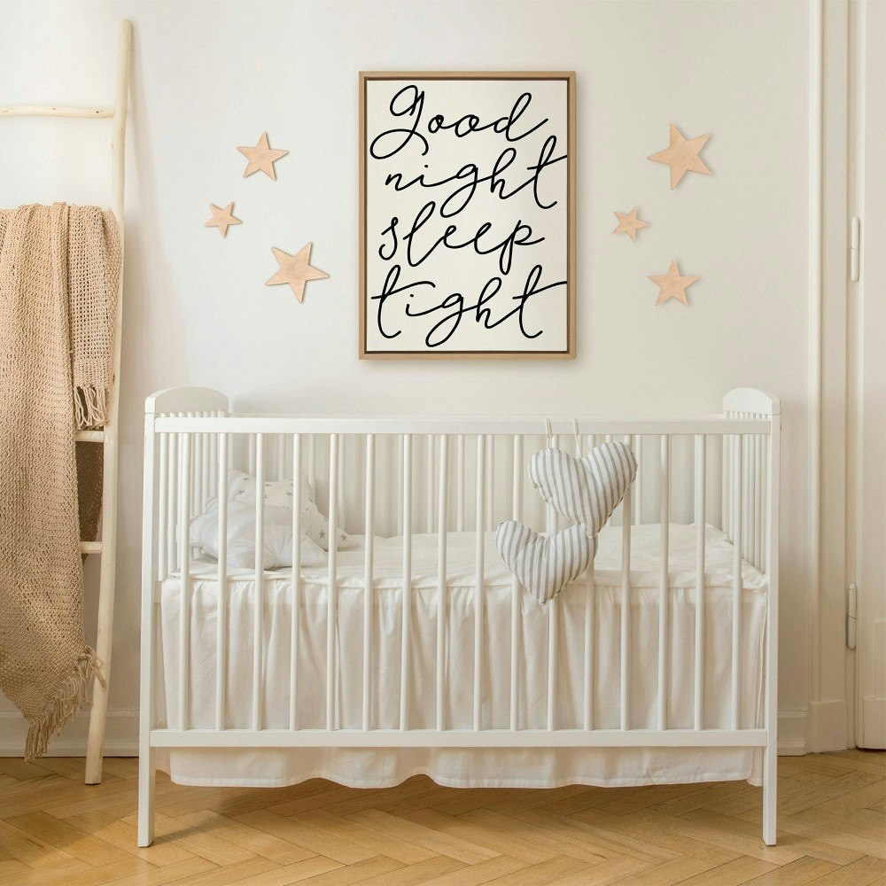 18" x 24" Sylvie Good Night Sleep Tight Framed Canvas Art: $54.99 18" x 24" Sylvie Good Night Sleep Tight Framed Canvas Art: $54.99