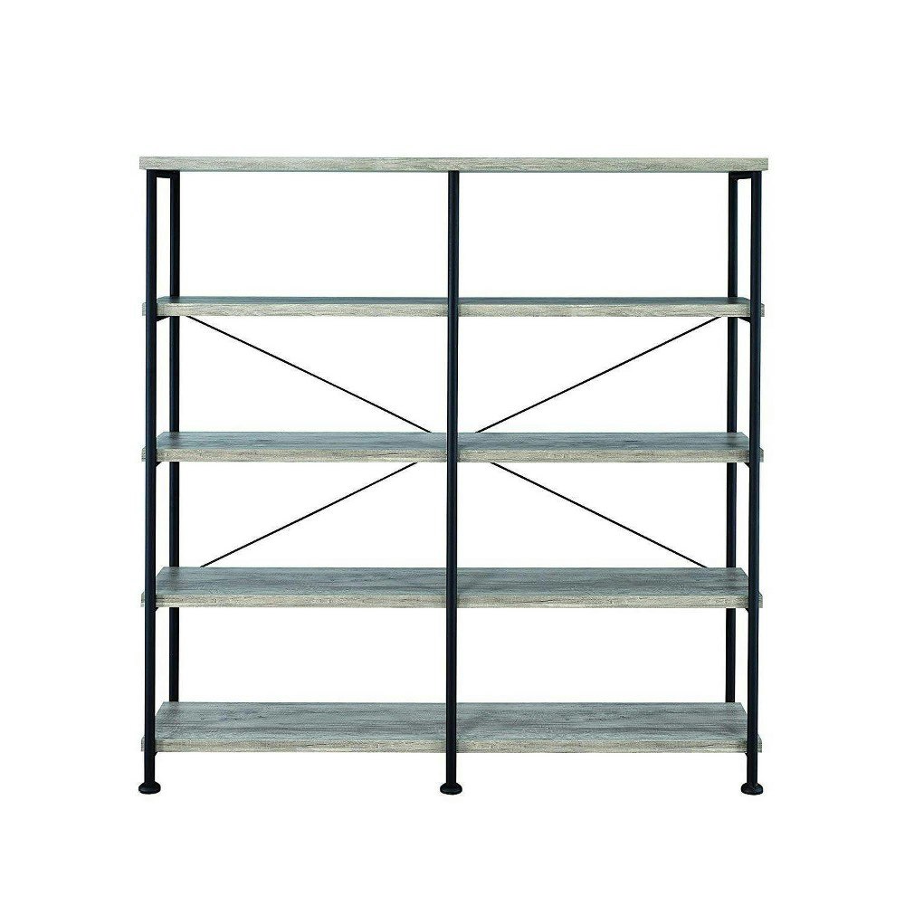 63-Inch 4-Tier Industrial Bookshelf: $222.99 63-Inch 4-Tier Industrial Bookshelf: $222.99