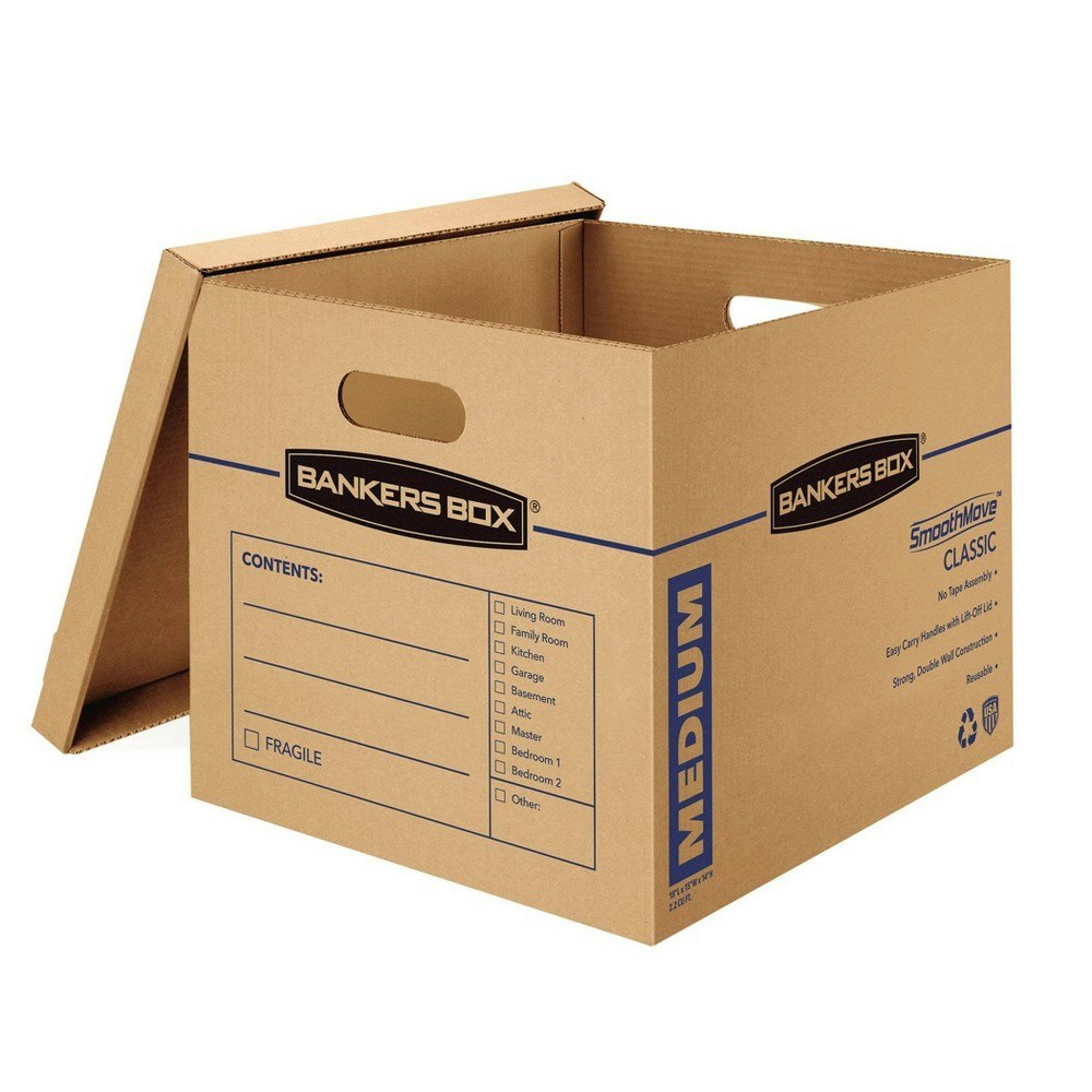 Fellowes Bankers Box Medium Moving Boxes 20-Pack: $66.99