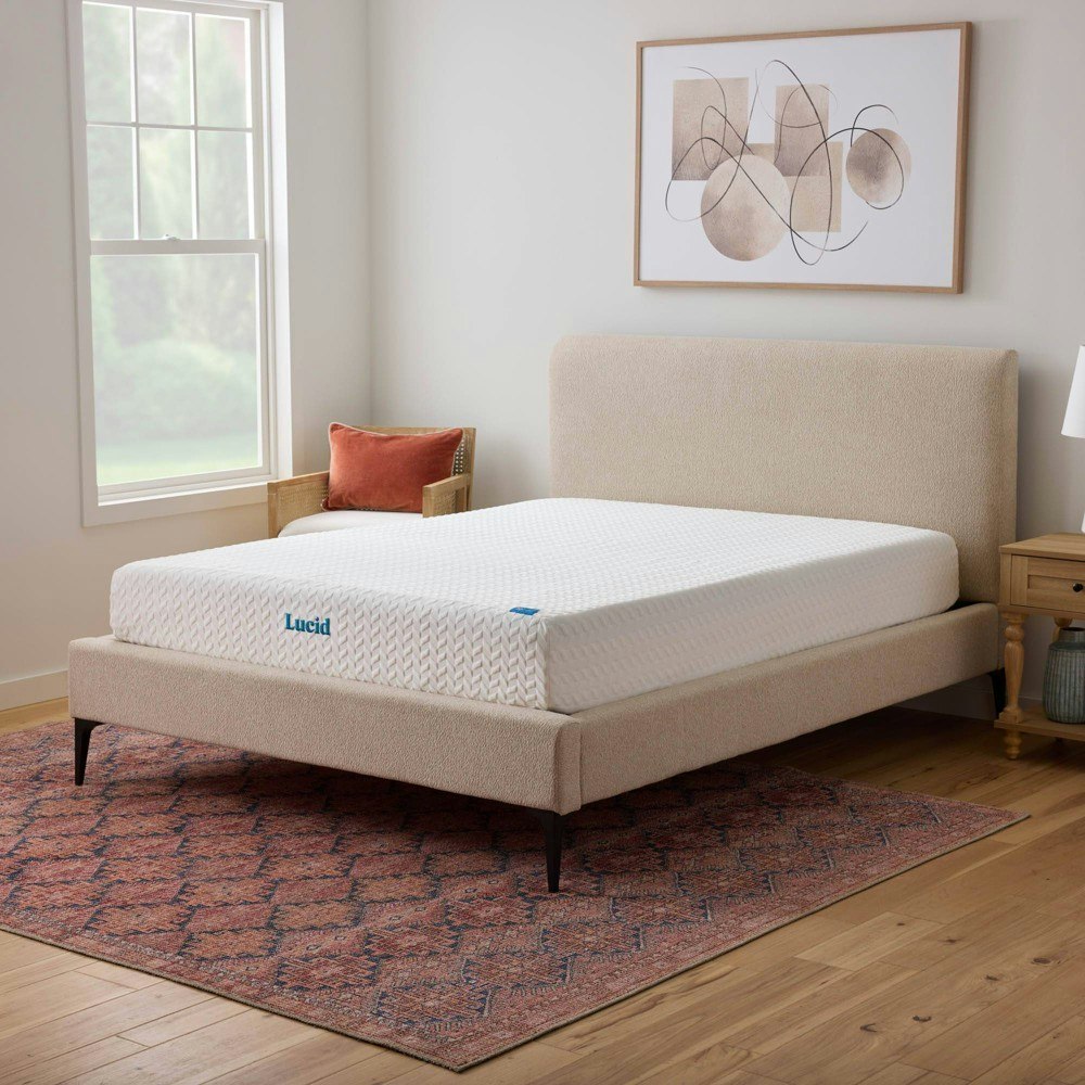 Lucid 10-Inch Comfort Collection Plush Gel Memory Foam Queen Mattress: $394.99 Lucid 10-Inch Comfort Collection Plush Gel Memory Foam Queen Mattress: $394.99
