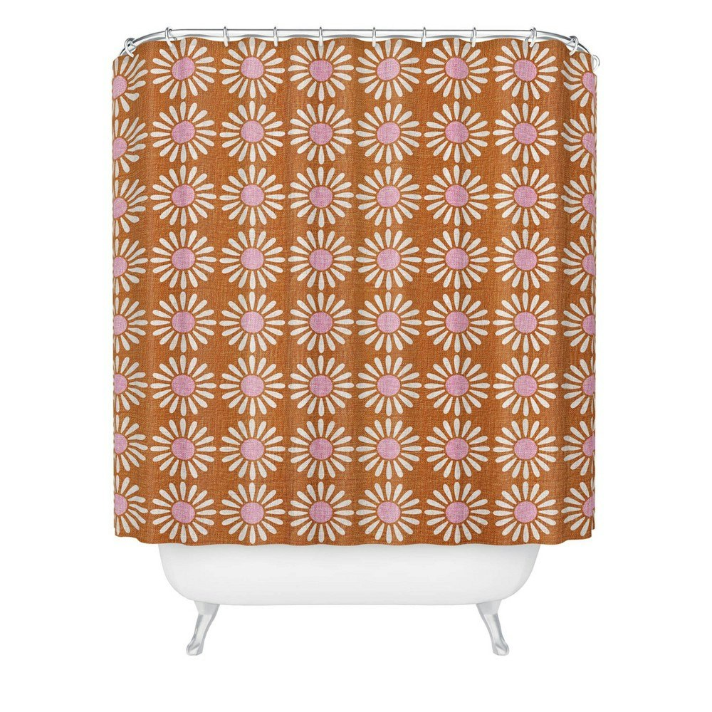 Schatzi Brown Retro Jumbo Daisy Shower Curtain: $89.99 Schatzi Brown Retro Jumbo Daisy Shower Curtain: $89.99