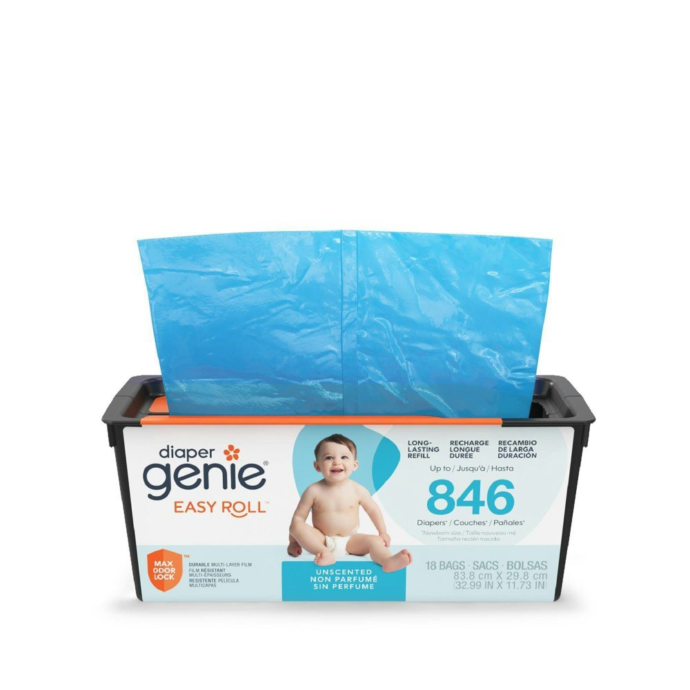 Diaper Genie Easy Roll Refill 18-Count: $16.99 Diaper Genie Easy Roll Refill 18-Count: $16.99