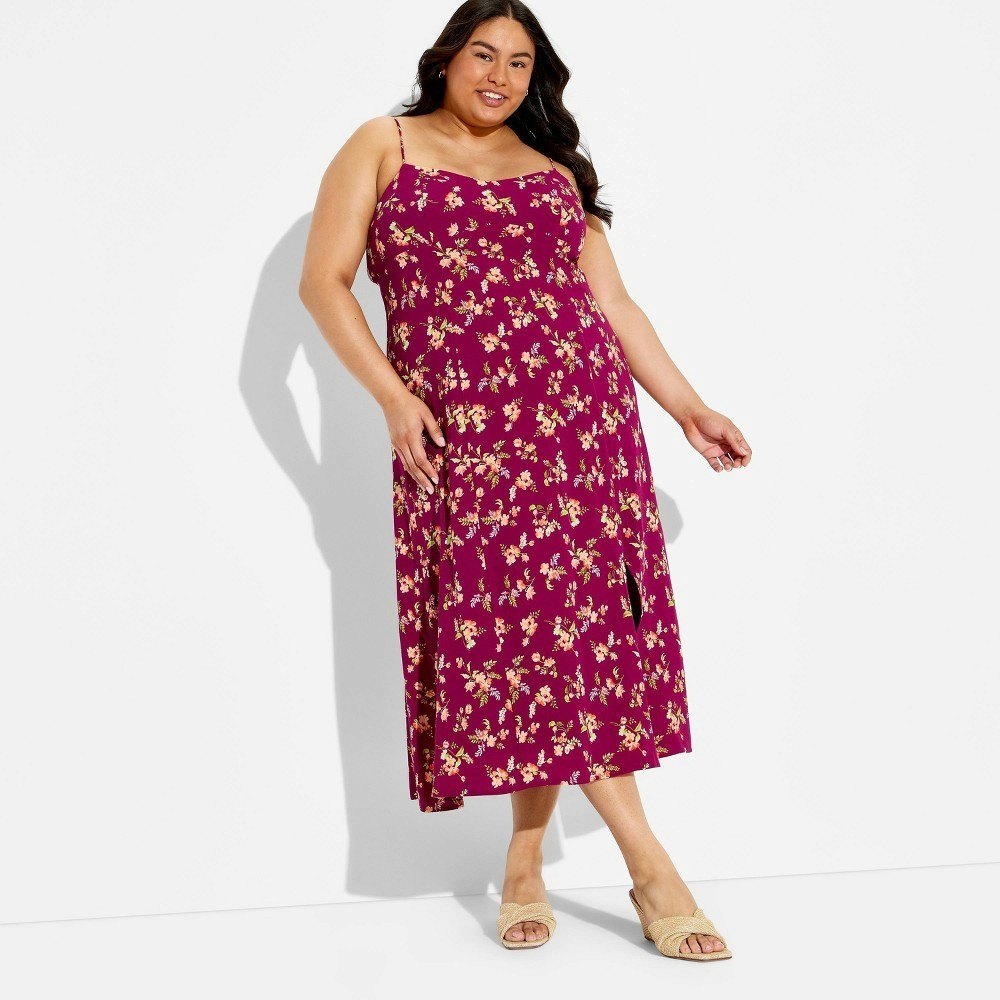 Wild Fable Women's Floral Maxi Slip Dress: $40
