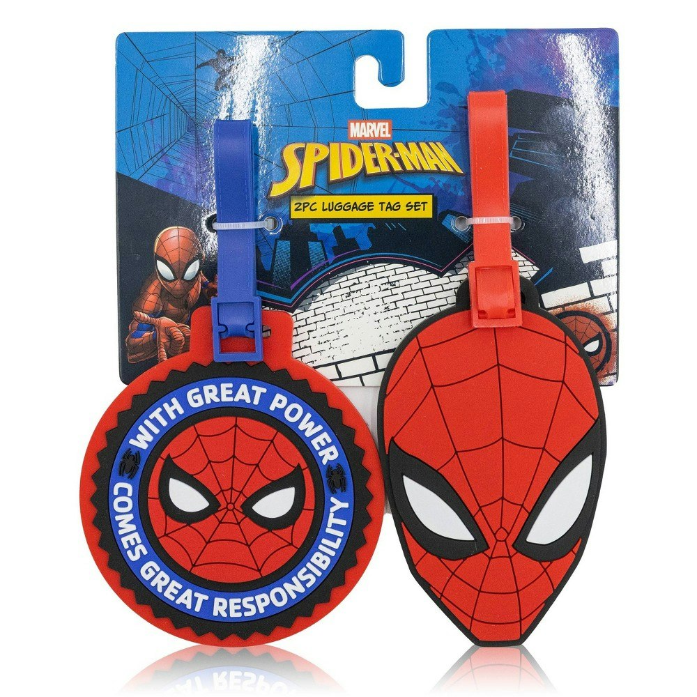 Marvel Spider-Man Luggage Tag 2-Pack: $7.99 Marvel Spider-Man Luggage Tag 2-Pack: $7.99