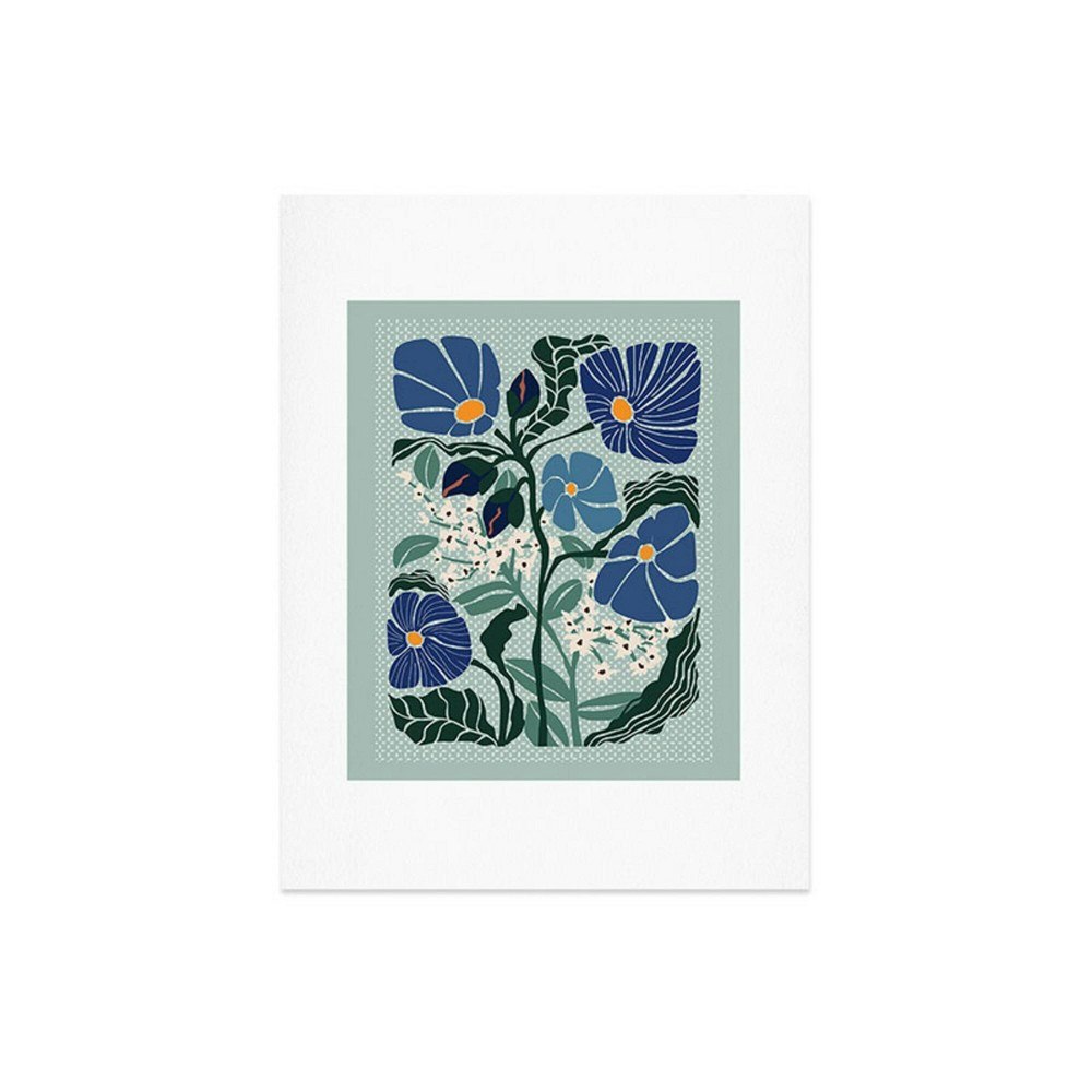 Deny Designs 18"x24" D'annick Klimt Flowers Art Print: $49.49