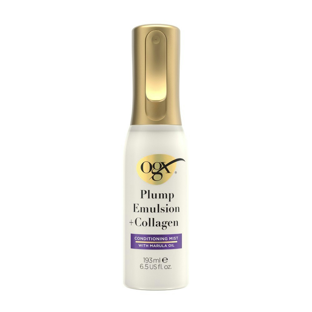 OGX Plump Emulsion + Collagen Conditioning Hair Mist 6.5-fl. oz.: $10.49 OGX Plump Emulsion + Collagen Conditioning Hair Mist 6.5-fl. oz.: $10.49