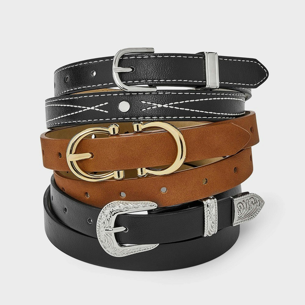 Universal Thread XS Western Belt 3-Pack: $25 Universal Thread XS Western Belt 3-Pack: $25