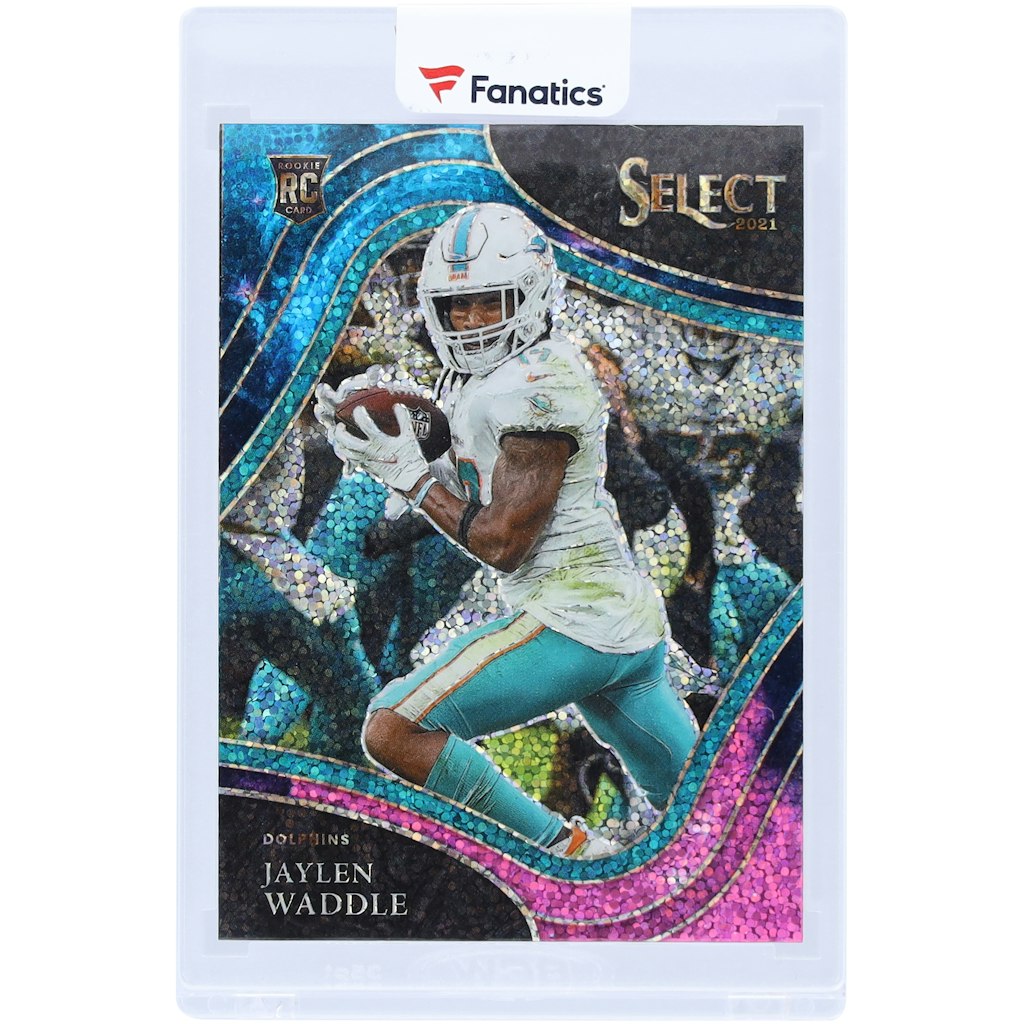 Jaylen Waddle 2021 Panini Select Cosmic Prizm Rookie Card: $249.99 Jaylen Waddle 2021 Panini Select Cosmic Prizm Rookie Card: $249.99