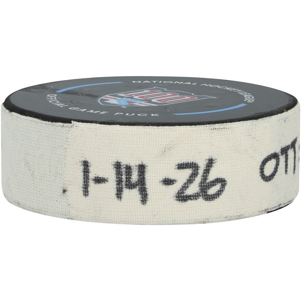 Thomas Chabot Ottawa Senators Game-Used Goal Puck: $249.99 Thomas Chabot Ottawa Senators Game-Used Goal Puck: $249.99