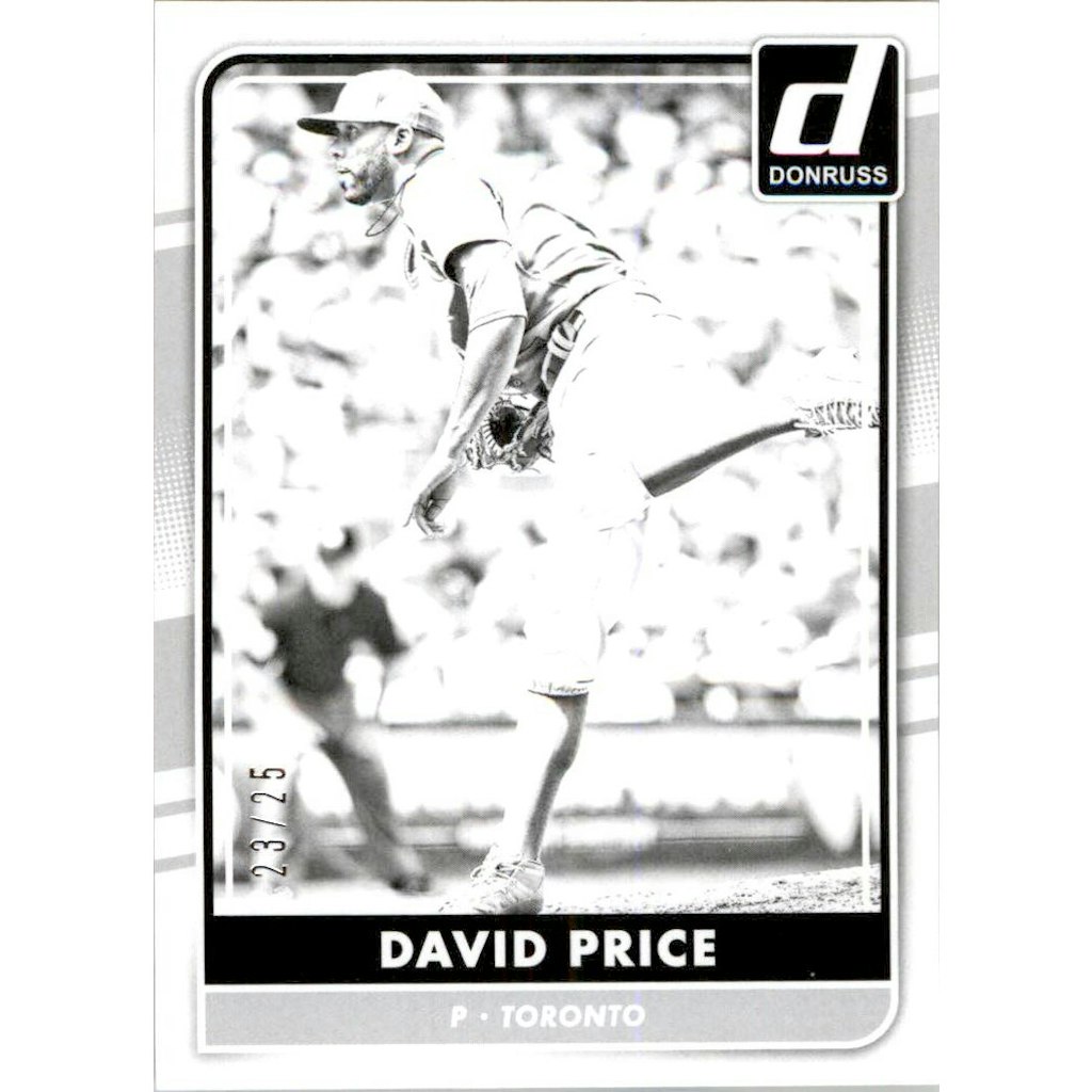 2016 Donruss David Price Test Proof Black #49: $10 2016 Donruss David Price Test Proof Black #49: $10