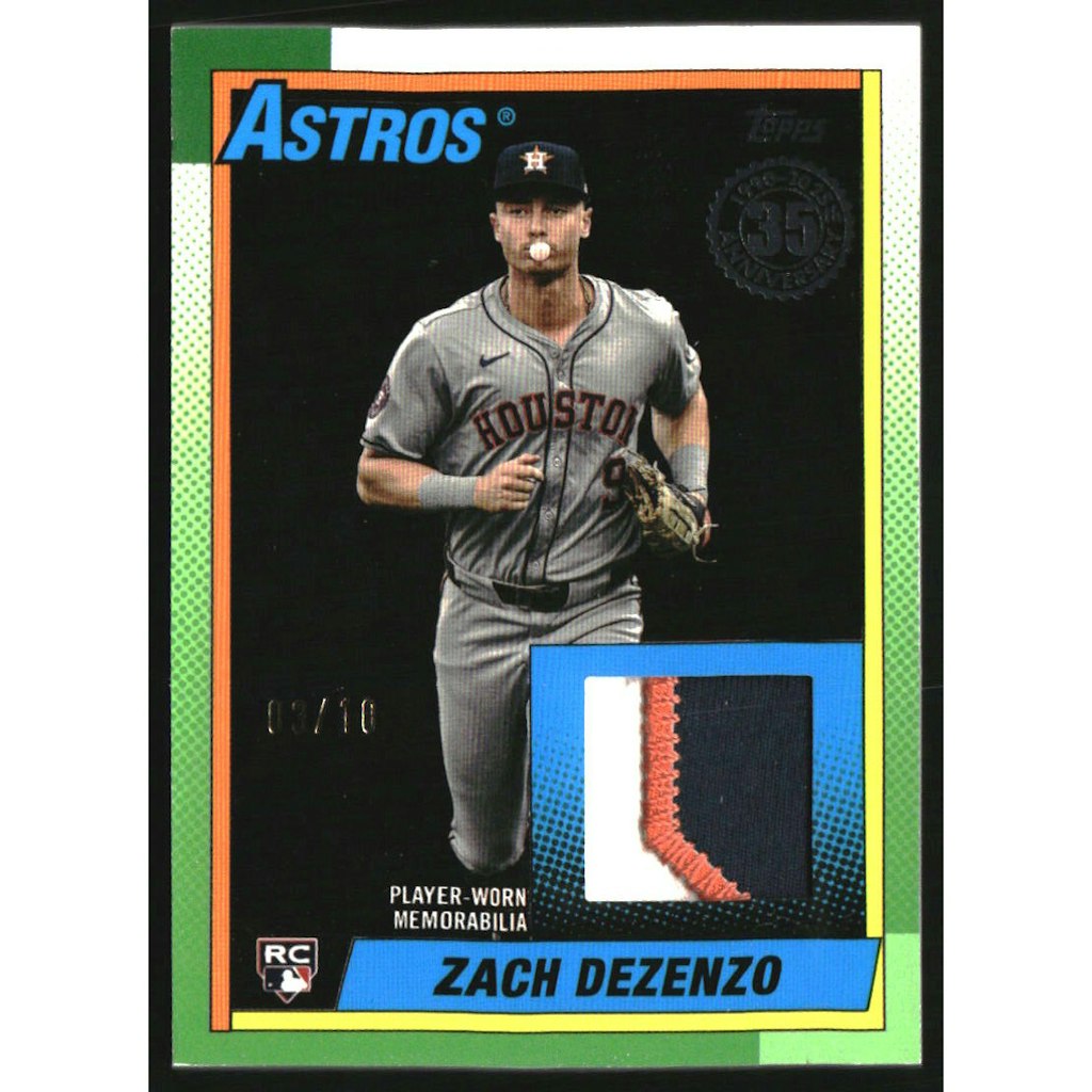 2025 Topps '90 Topps Relics Zach Dezenzo Baseball Card: $20 2025 Topps '90 Topps Relics Zach Dezenzo Baseball Card: $20