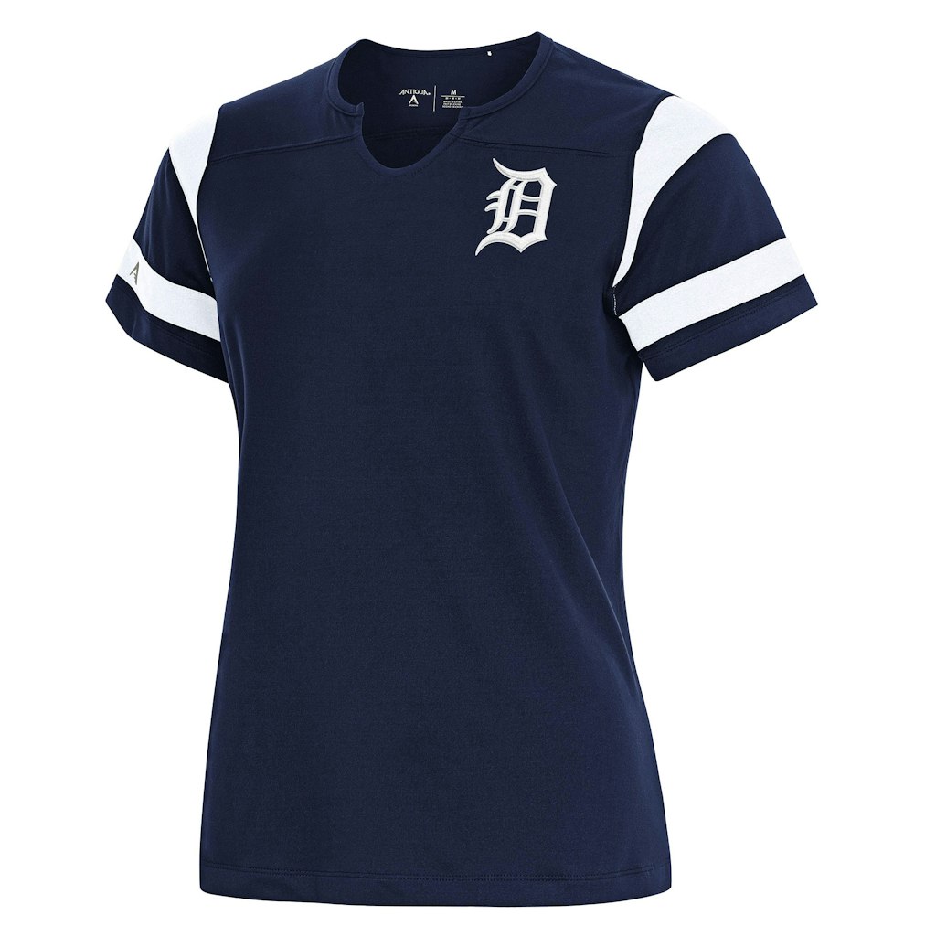 Antigua Women's Detroit Tigers Notch Neck Top: $69.99 Antigua Women's Detroit Tigers Notch Neck Top: $69.99