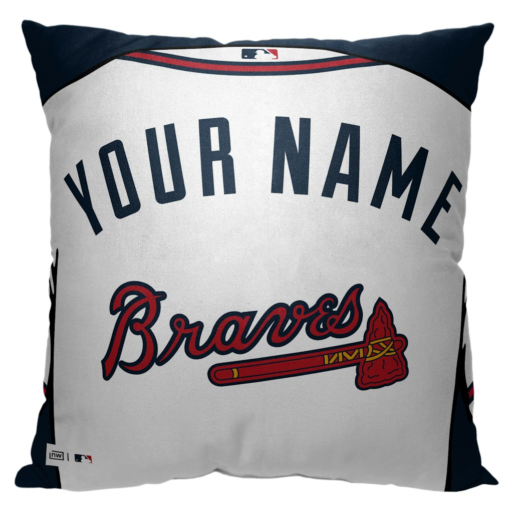 Atlanta Braves 18" x 18" Personalized Pillow: $49.99 Atlanta Braves 18" x 18" Personalized Pillow: $49.99
