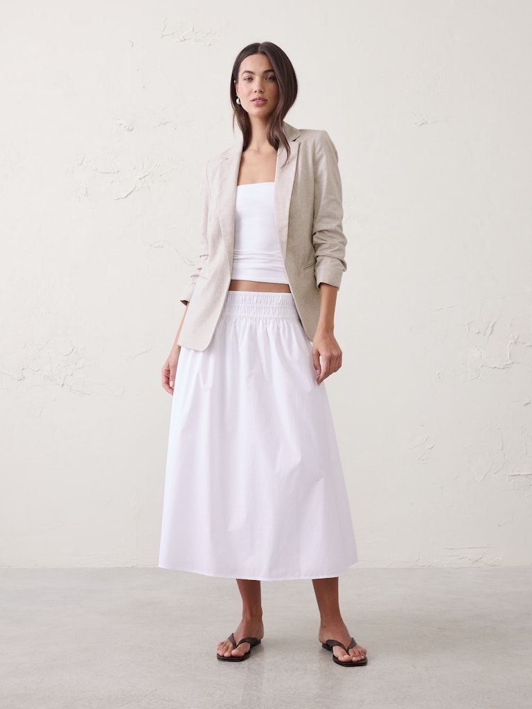 Hayden Linen-Blend Blazer: $100 Hayden Linen-Blend Blazer: $100