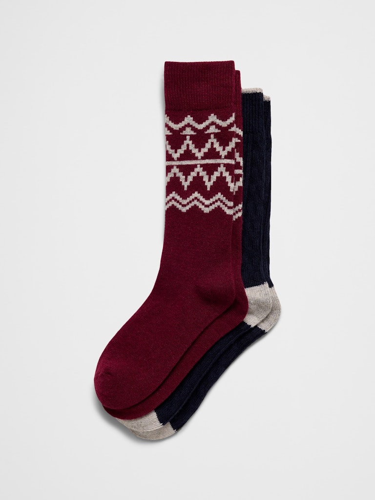 Cozy Trouser Sock 2-Pack: $11.97