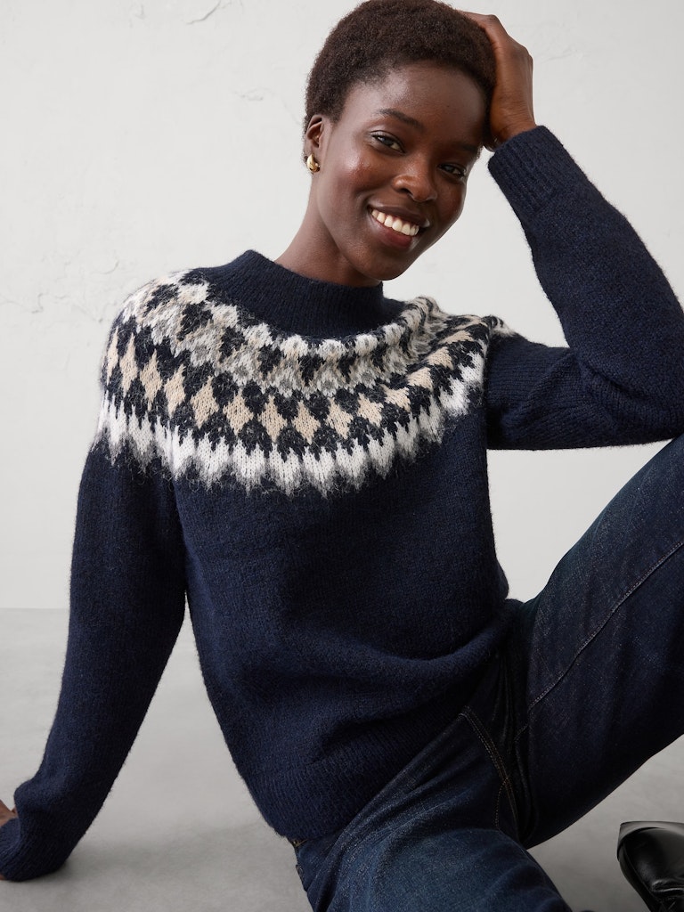 Brushed Pullover Sweater: $94.97