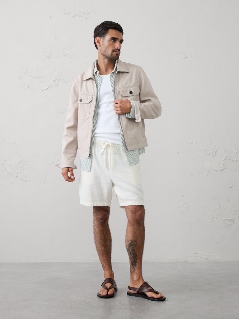 Washed Canvas Jacket: $80