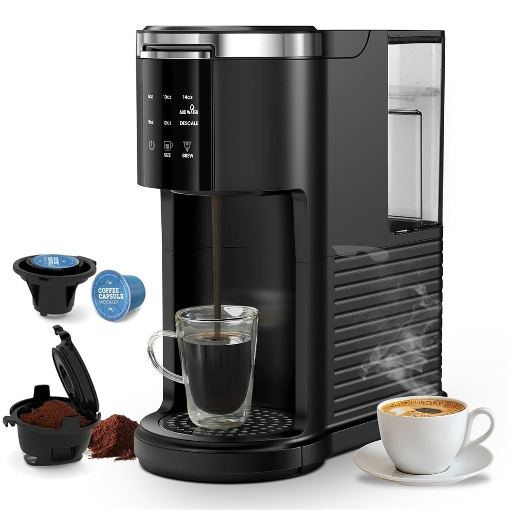 Auseo 1,200W Single-Serve Coffee Maker: $44.79
