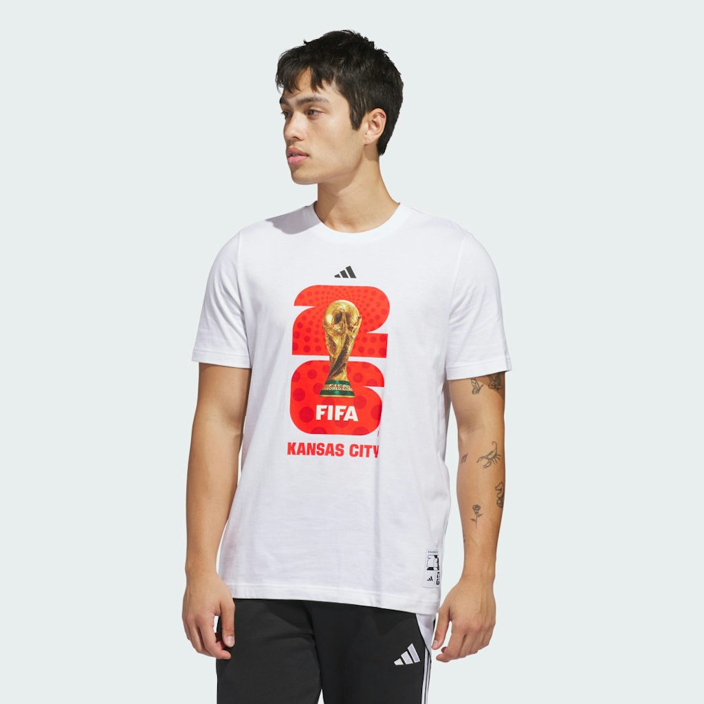 FIFA World Cup 26 Host City Kansas City T-Shirt: $50 FIFA World Cup 26 Host City Kansas City T-Shirt: $50