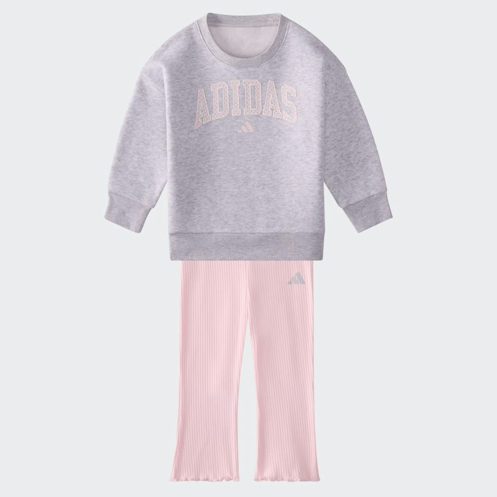 2-Piece Long Sleeve Crewneck Pullover and Kick Flare Pants Set: $50