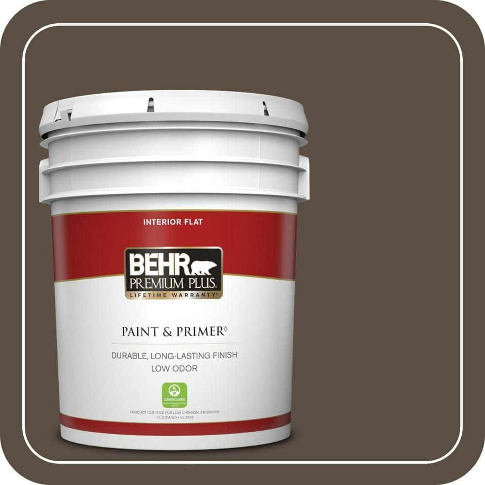 Home Decorators Collection 5-Gallon Warm Pumpernickel Flat Interior Paint and Primer: $154 Home Decorators Collection 5-Gallon Warm Pumpernickel Flat Interior Paint and Primer: $154