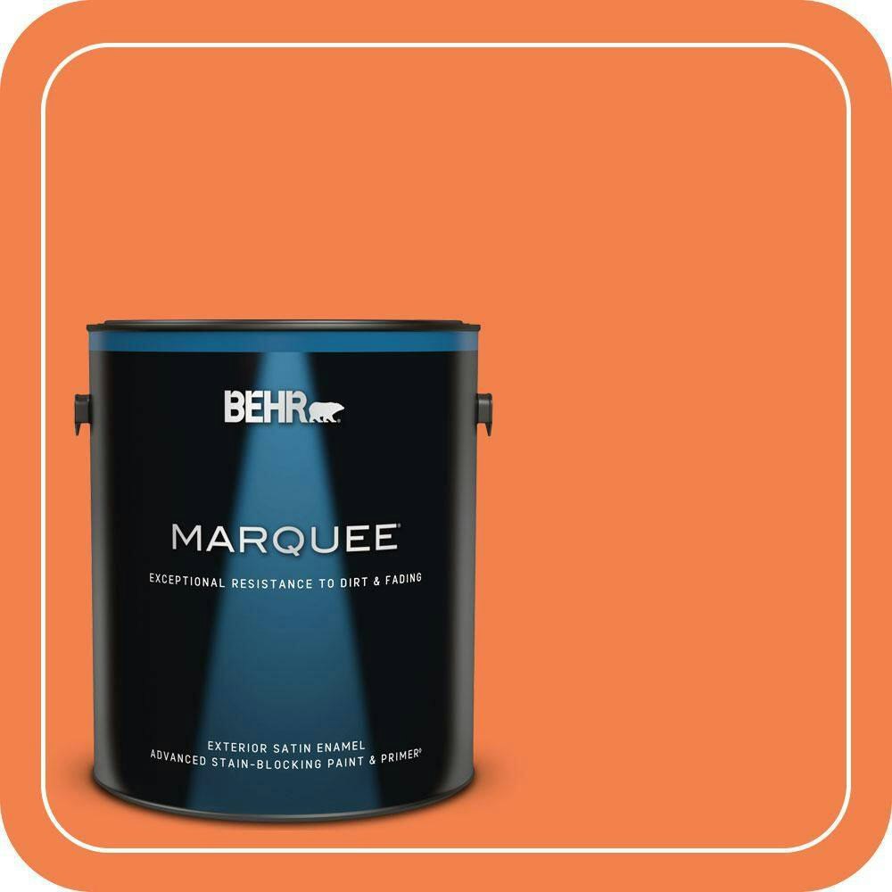 Harvest Pumpkin Satin Enamel Exterior Paint and Primer 1-Gallon: $69.98 Harvest Pumpkin Satin Enamel Exterior Paint and Primer 1-Gallon: $69.98