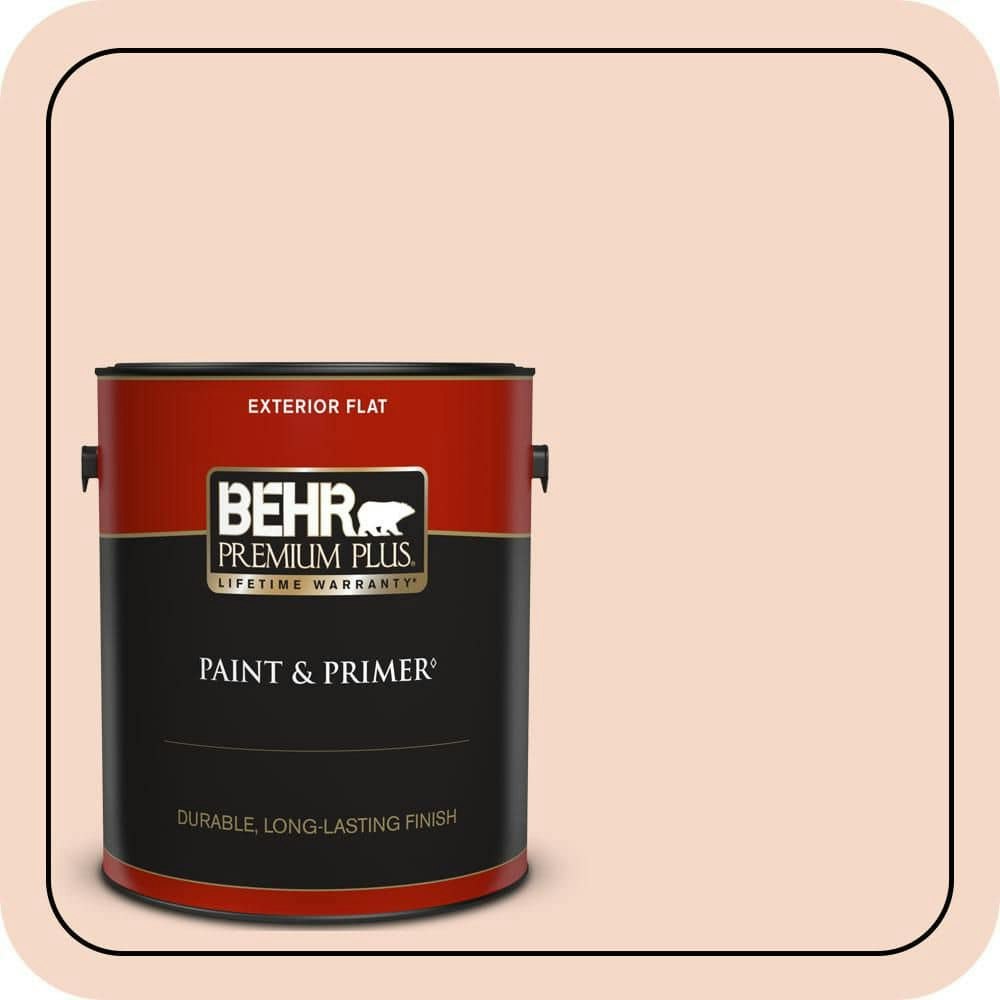 Behr 1-Gallon Peach Sachet Flat Exterior Paint and Primer: $47.98 Behr 1-Gallon Peach Sachet Flat Exterior Paint and Primer: $47.98
