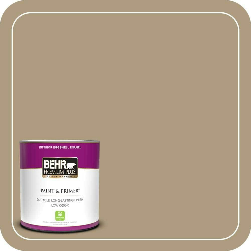 Behr Marquee 1-Quart Golden Olive Eggshell Interior Paint and Primer: $18.48
