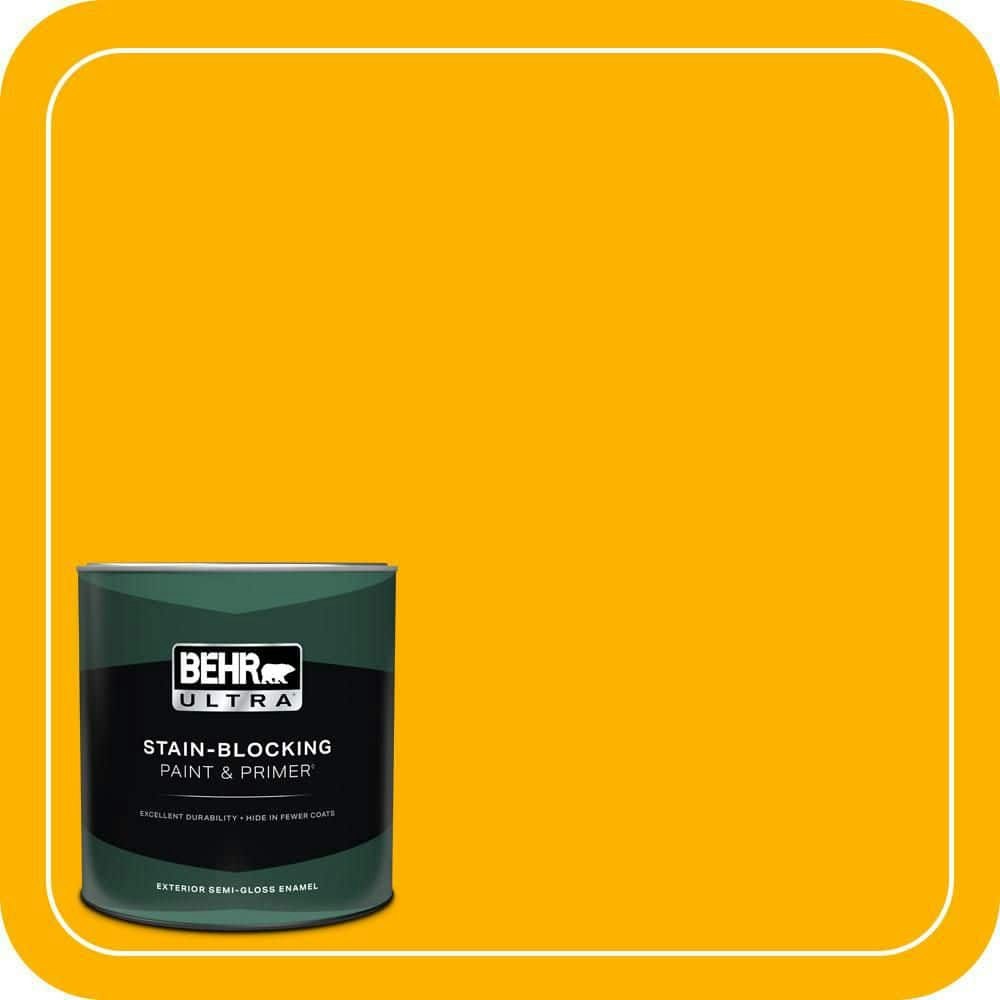 Saffron Thread Semi-Gloss Exterior Paint and Primer 1-Quart: $30.98 Saffron Thread Semi-Gloss Exterior Paint and Primer 1-Quart: $30.98