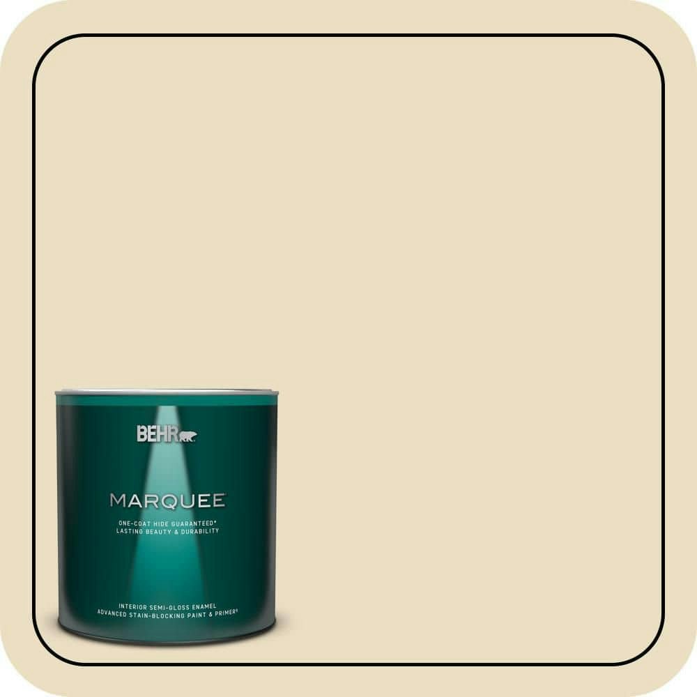 Navajo White Semi-Gloss Enamel Interior Paint and Primer 1-Quart Can: $29.98 Navajo White Semi-Gloss Enamel Interior Paint and Primer 1-Quart Can: $29.98