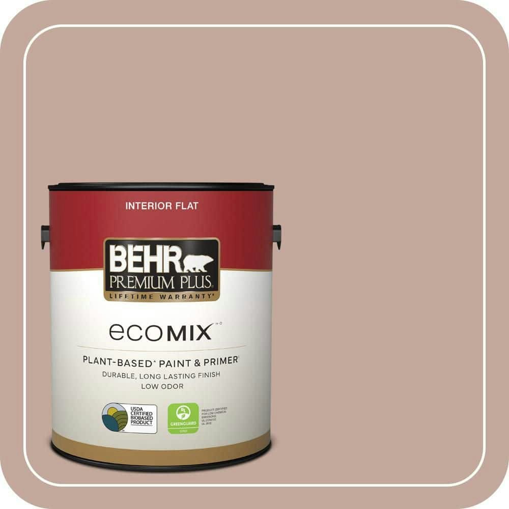 Home Decorators Collection 1-Gallon Patchwork Pink Flat EcoMix Plant-Based Interior Paint and Primer: $38.98