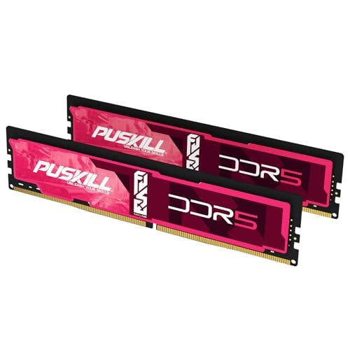 Puskill 32GB DDR5 6000MHz CL30 Desktop Memory 2-Pack: $422.99