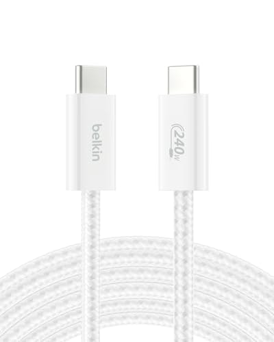 Belkin 9.9-Foot 240W USB-C to USB-C Cable: $12.99