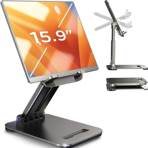 Lisen Adjustable Foldable Tablet Stand: $8.54