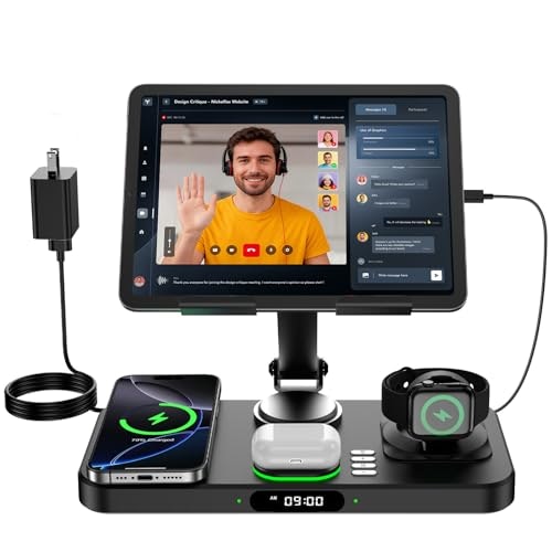 6-in-1 Foldable Wireless Charging Station for Apple Devices: $37.99 6-in-1 Foldable Wireless Charging Station for Apple Devices: $37.99