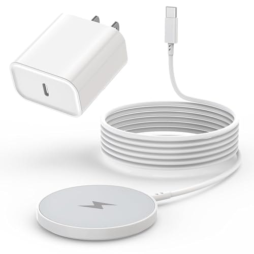 Apple MFi Certified 15W Magnetic Wireless iPhone Charger 6-Foot Cable: $19.93