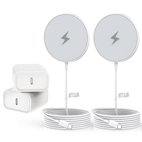 Magnetic Wireless Charger and USB-C Power Adapter 2-Pack: $27.35